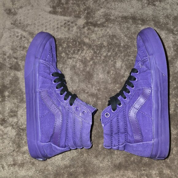 Vans Sk8-Hi Purple Canvas High Top Sneakers Men’s 4.5 / Women’s 6 Y2K - Picture 7 of 13